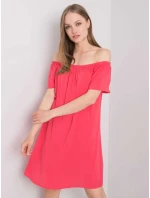 Sukienka model 20278618 koralowy - FPrice Sukienka model 20278618 koralowy - FPrice
