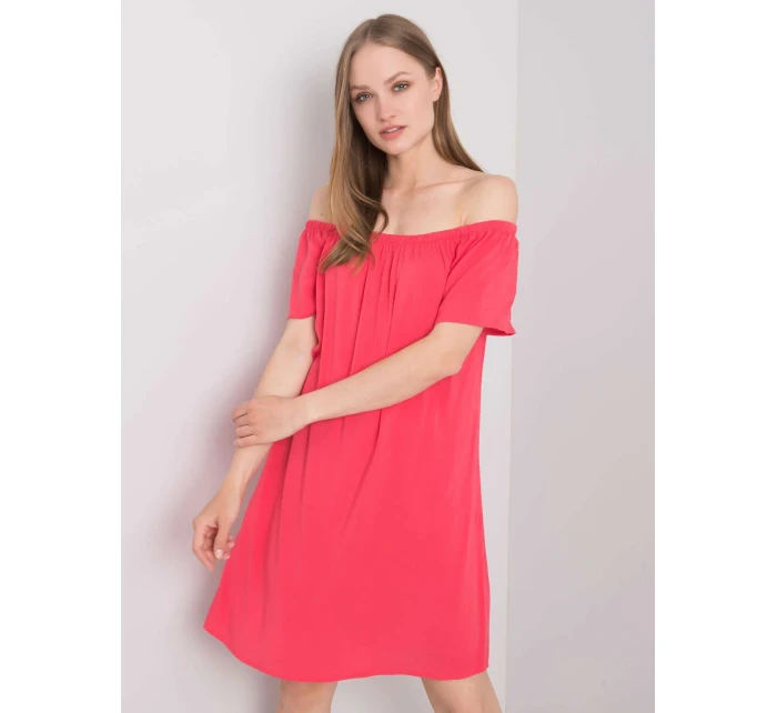 Sukienka model 20278618 koralowy - FPrice Sukienka model 20278618 koralowy - FPrice