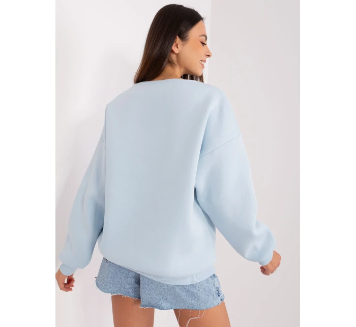 Bluza EM BL 617 model 18909385 jasny niebieski - FPrice Bluza EM BL 617 model 18909385 jasny niebieski - FPrice