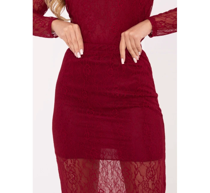 Sukně MI SD 122436.60 bordó Sukně MI SD 122436.60 bordó