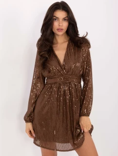 Sukienka MI SK model 21730823 brązowy - FPrice