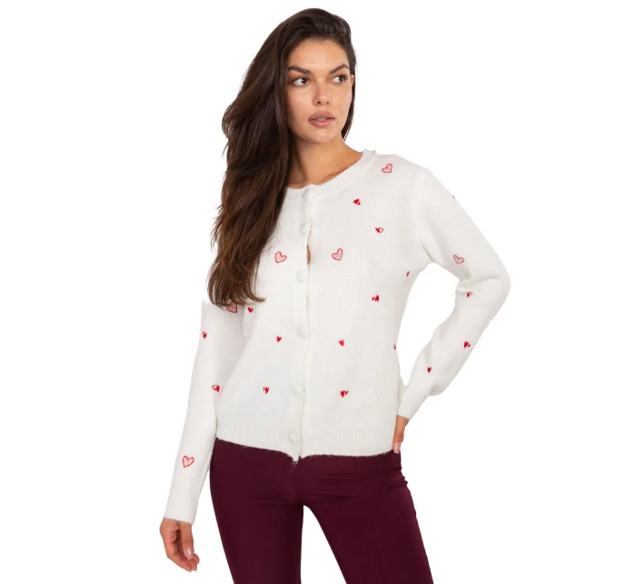 Sweter PM SW model 21296776 ecru - FPrice Sweter PM SW model 21296776 ecru - FPrice