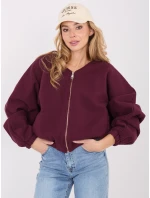 Bluza WT BL model 21859028 bordowy - FPrice Bluza WT BL model 21859028 bordowy - FPrice