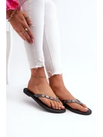 Dámské ploché flexibilní žabky ZAXY šedo-černé Dámské ploché flexibilní žabky ZAXY šedo-černé