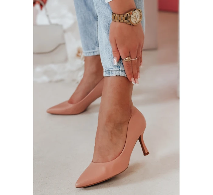 Dámské lodičky LUMARA pink FashionStreet na jehlovém podpatku ZY0729