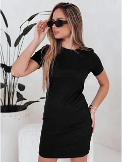 Dámské pruhované mini šaty RIBBINA černé FashionStreet EY2581