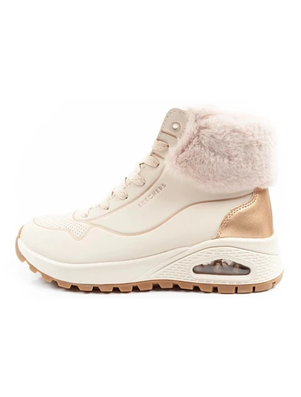 Uno model 21394781 dámská sportovní obuv zateplené boty zimní béžové dámské - Skechers Uno model 21394781 dámská sportovní obuv zateplené boty zimní béžové dámské - Skechers