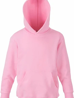 Fruit of the Loom Classic Kids Hooded Sweat Dětská mikina s kapucí 16.2043 light pink