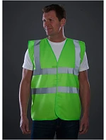 HVW 100 HiVis bezpečnostní vesta model 22502123 maroon - Yoko HVW 100 HiVis bezpečnostní vesta model 22502123 maroon - Yoko