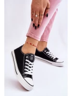 Dámské klasické tenisky černé a bílé model 21607880 - EVENTO Dámské klasické tenisky černé a bílé model 21607880 - EVENTO