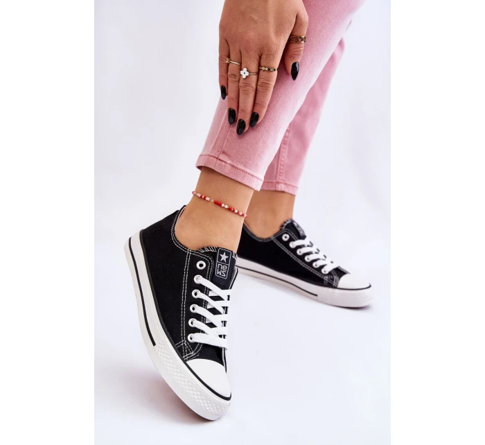 Dámské klasické tenisky černé a bílé model 21607880 - EVENTO Dámské klasické tenisky černé a bílé model 21607880 - EVENTO