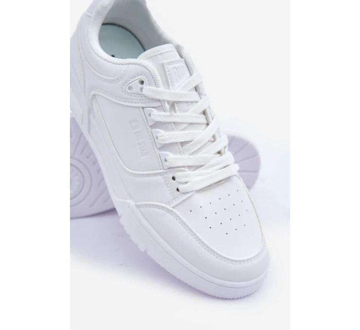 Pánské Tenisky Z Eko Kůže Big Star OO174003 Bílé Pánské Tenisky Z Eko Kůže Big Star OO174003 Bílé