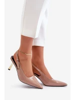 Lakované Lodičky S  Béžové model 21679357 - Boto