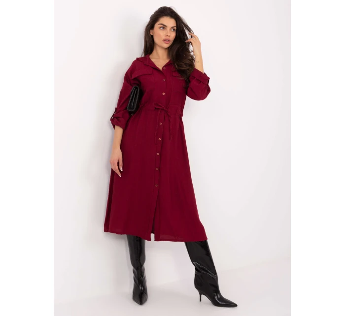 Šaty MI SK 92446.29P bordó Šaty MI SK 92446.29P bordó