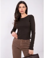 Bluzka WT BZ model 21875374 ciemny brązowy - FPrice Bluzka WT BZ model 21875374 ciemny brązowy - FPrice