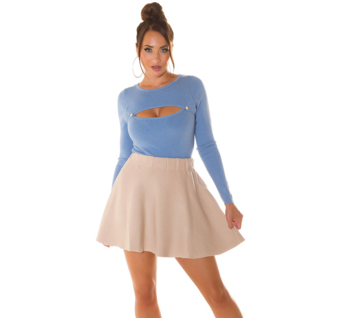 Sexy knit Jumper with cut model 19627555 - Style fashion