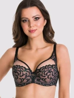 ROMA PLUNGE BRA 19178 BLACK