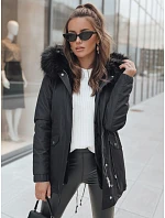 Dámská zimní bunda černá Dstreet model 21971501 - FashionStreet Dámská zimní bunda černá Dstreet model 21971501 - FashionStreet