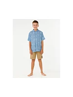 Chlapecká košile RIP CURL Eternal Shred Ss Shirt-Boy, modrá