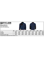 Pracovní softshellová bunda 64. navy model 22462369 - ProJob Pracovní softshellová bunda 64. navy model 22462369 - ProJob