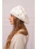 Dámská čepice Sofia K369 ecru Dámská čepice Sofia K369 ecru