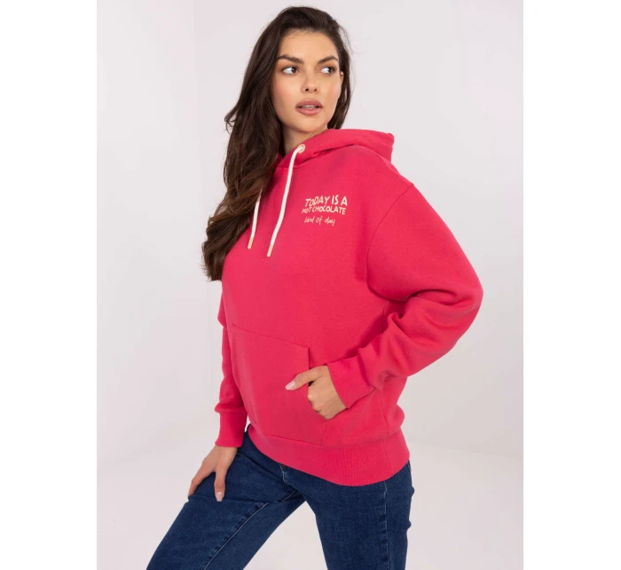 Mikina D10608BC02654E fuchsiová Mikina D10608BC02654E fuchsiová
