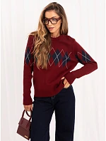 Sweter IR SW 57889.76 bordowy Sweter IR SW 57889.76 bordowy