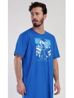 Pánská noční košile s krátkým rukávem Mountain