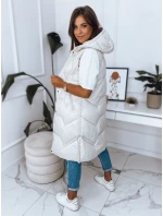 Dámská vesta LARIS ecru FashionStreet TY2835 Dámská vesta LARIS ecru FashionStreet TY2835