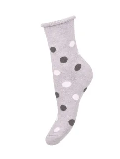 Ponožky Milena 0118 Grochy Frota Zimní dámské ponožky bez tlaku 37-41