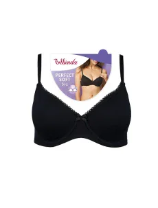 Dámská měkká vyztužená podprsenka PERFECT SOFT BRA - BELLINDA - černá