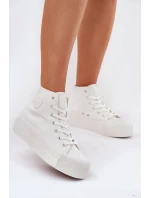 Dámské Tenisky Na Platformě Big Star model 21695254 Bílé - Big Star Shoes Dámské Tenisky Na Platformě Big Star model 21695254 Bílé - Big Star Shoes