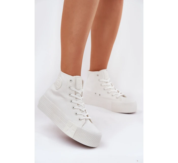 Dámské Tenisky Na Platformě Big Star model 21695254 Bílé - Big Star Shoes Dámské Tenisky Na Platformě Big Star model 21695254 Bílé - Big Star Shoes