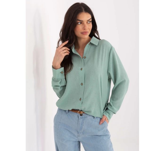 Koszula LK KS model 21858957 mietowy - FPrice Koszula LK KS model 21858957 mietowy - FPrice