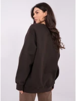 WT BL mikina A1063.64 tmavě hnědá