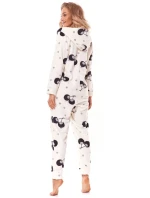 Dámský overal 9151 K PRN Ecru s potiskem - L&L Lamp