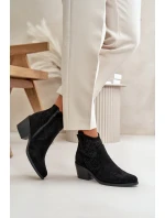 Boty na podpatku model 199416 Step in style Boty na podpatku model 199416 Step in style