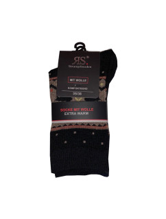 Ponožky RiSocks 43356 Mit Wolle Komfortbund vzor 35-46 A'2