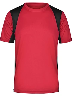 Daiber JN 306 Pánské běžecké tričko 02.0306 red/black