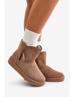 Dámské Sněhule Big Star OO274A165 Béžové