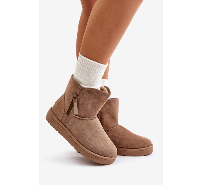 Dámské Sněhule Big Star OO274A165 Béžové