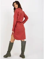 Sukienka LK SK model 21110889 pomarańczowy - FPrice Sukienka LK SK model 21110889 pomarańczowy - FPrice