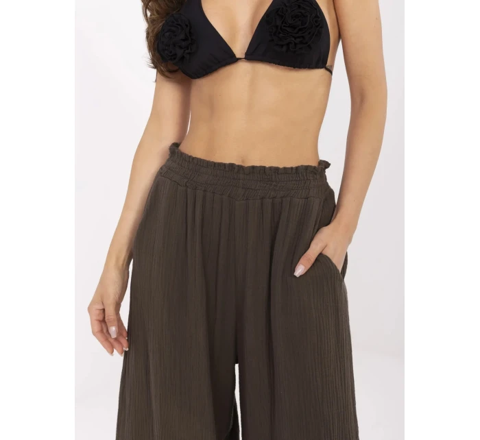 Kalhoty MI SP 2563.84 tmavě hnědé