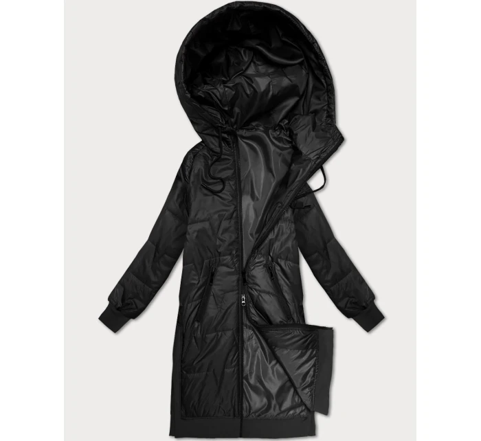 Jednoduchá černá bunda s ozdobným prošíváním S'West (B8393-1) Jednoduchá černá bunda s ozdobným prošíváním S'West (B8393-1)