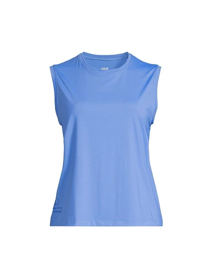 Dámské tréninkové tričko Casall Graphic Tank, modré
