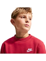 Dětská mikina Sportswear Club Fleece, červená, model 22309988 - NIKE