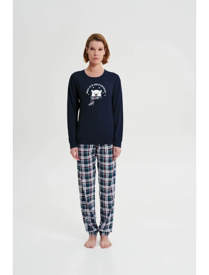 Pyžamo s dlouhým rukávem model 18936453 - Vamp