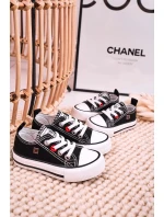 Dětské Klasické Tenisky Nízké BIG STAR model 21545367 Černé - Big Star Shoes Dětské Klasické Tenisky Nízké BIG STAR model 21545367 Černé - Big Star Shoes