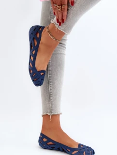 Dámské gumové baleríny tmavě modré model 21652118 - Boto