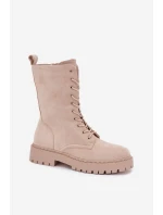 Dámské workery zateplené béžové Marvielle Dámské workery zateplené béžové Marvielle